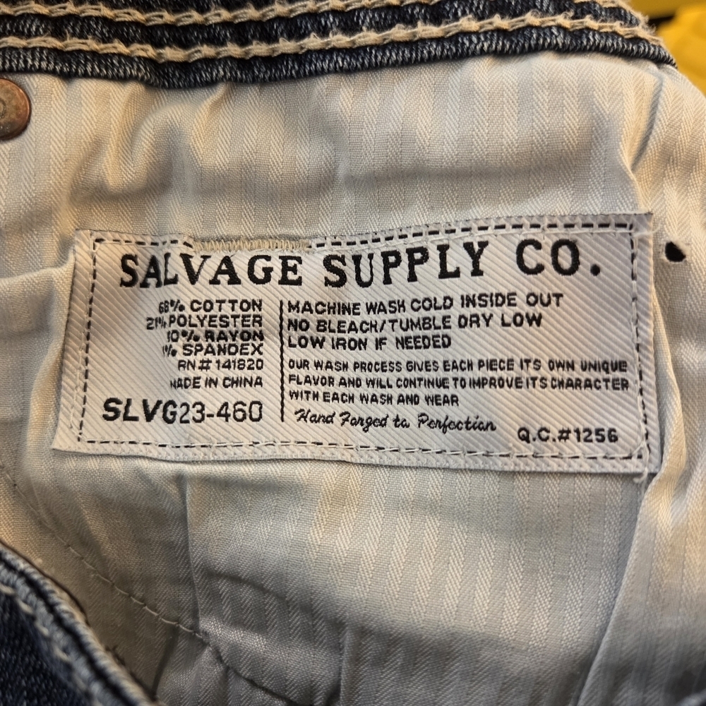 Salvage Mayhem Bootcut Jeans Designed For Buckle Size 36 - Picture 6 of 11